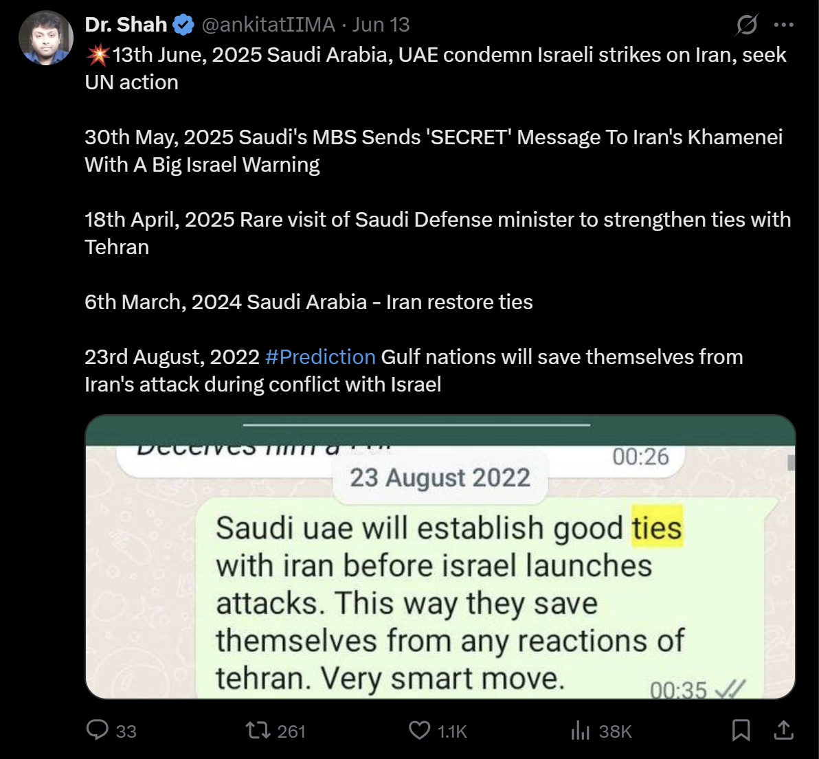 Screenshot of the original post