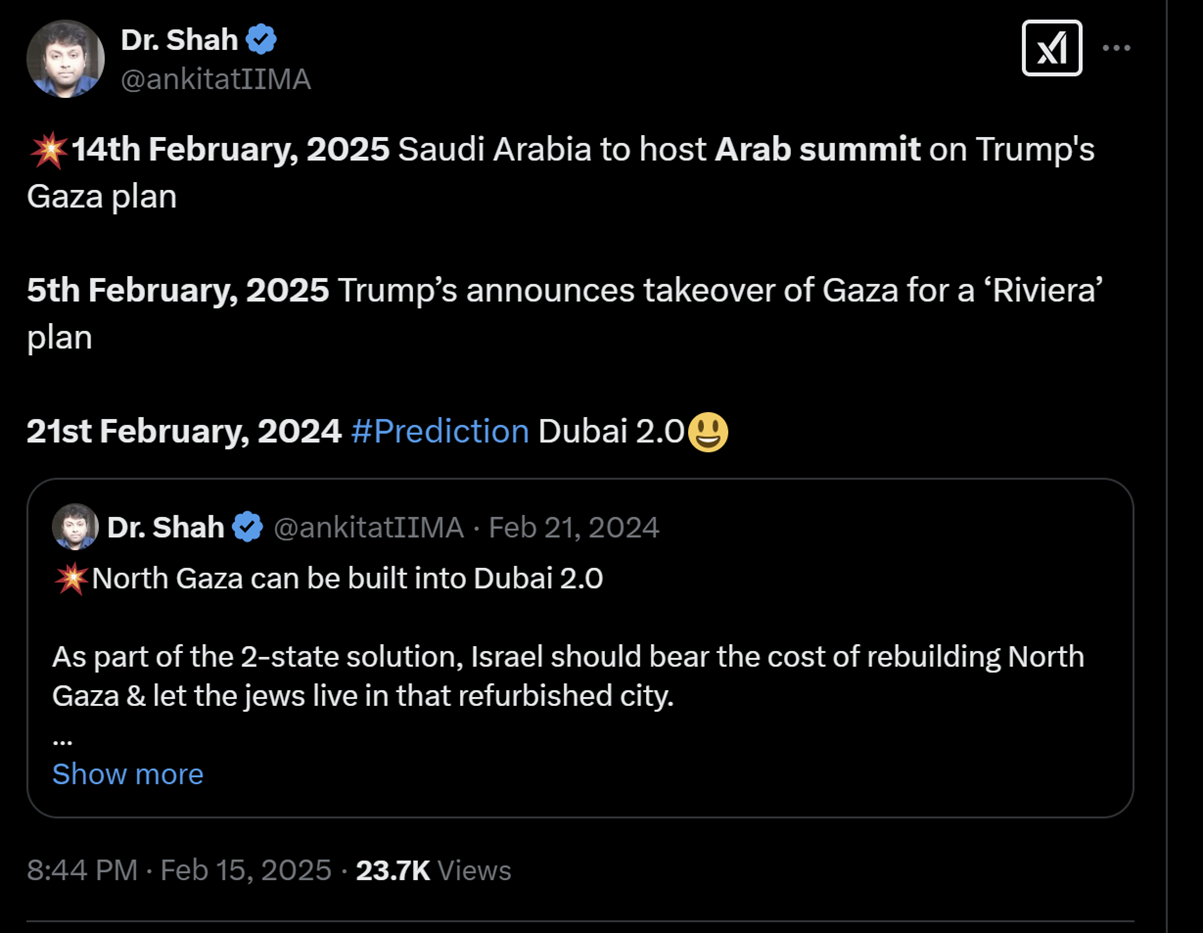 Screenshot of the original post