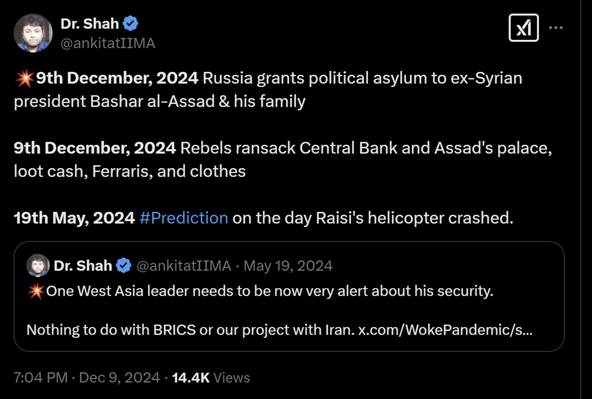 Screenshot of the original post