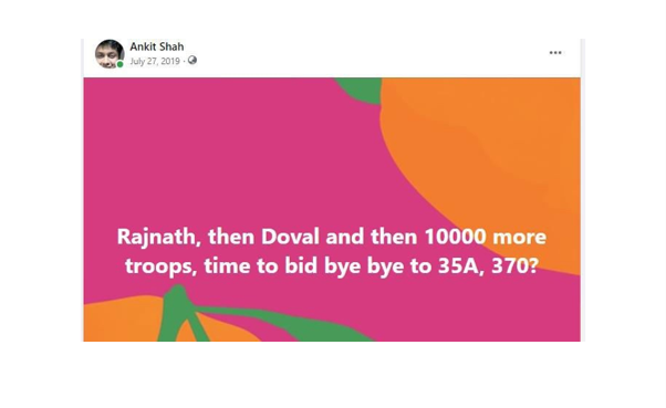 Screenshot of the original post