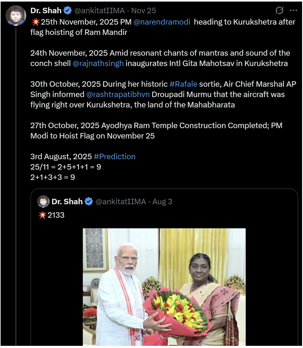 Screenshot of the original post