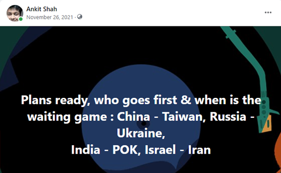 Screenshot of the original post