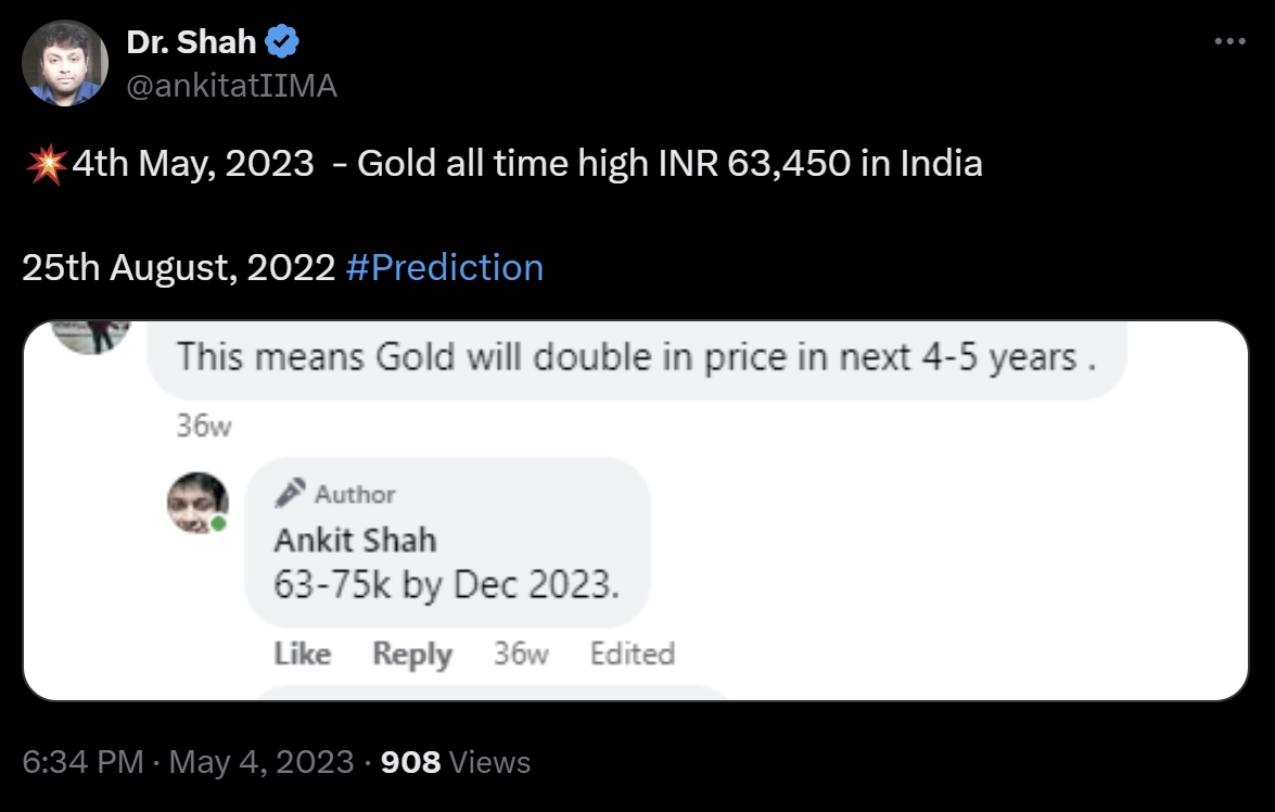 Screenshot of the original post