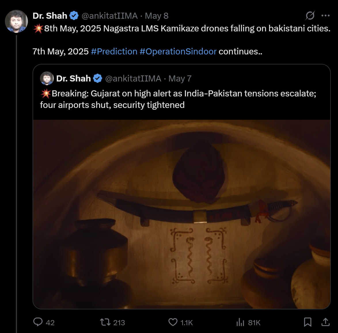Screenshot of the original post
