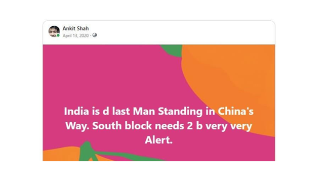 Screenshot of the original post
