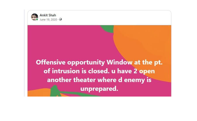 Screenshot of the original post