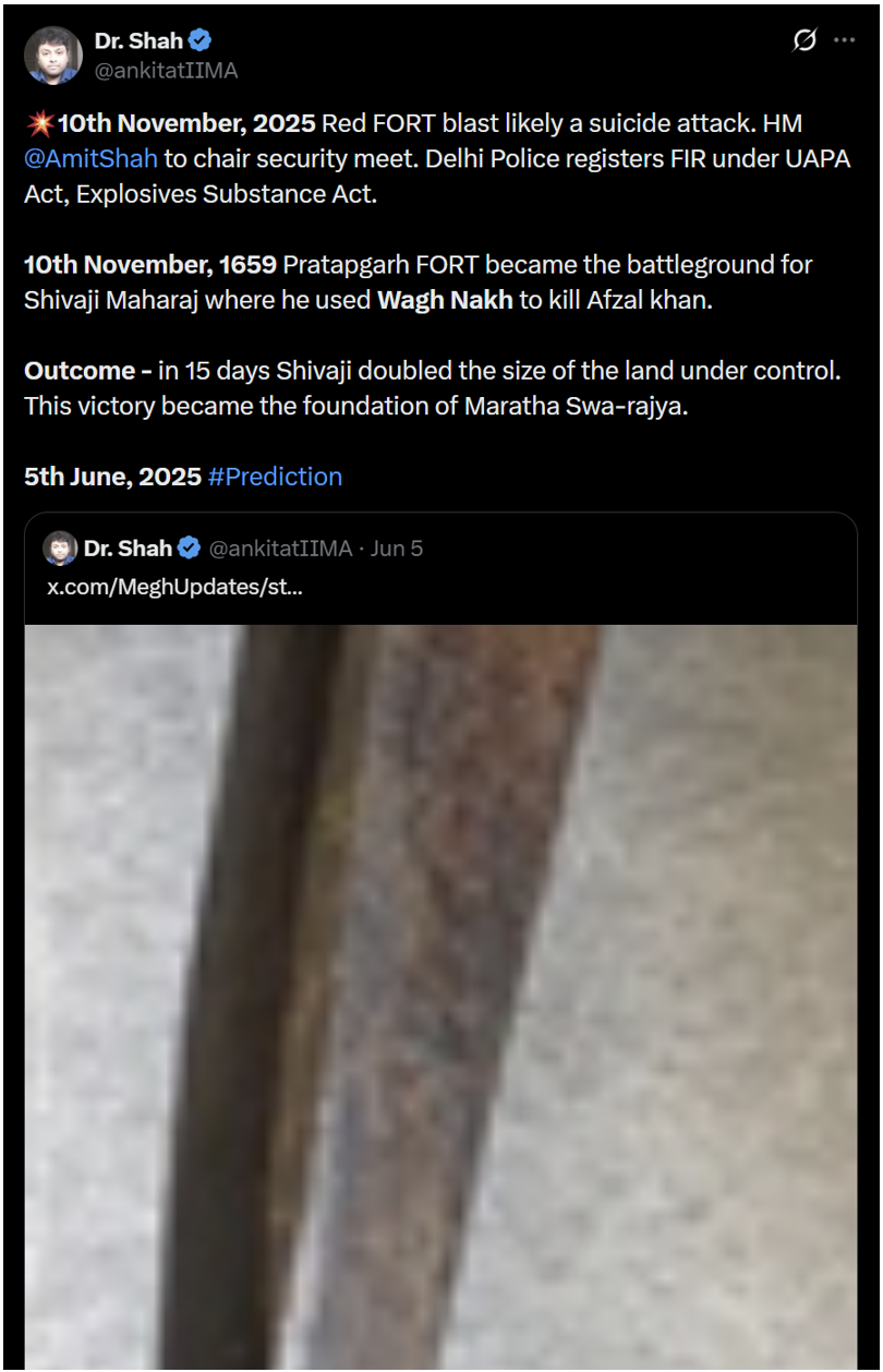 Screenshot of the original post